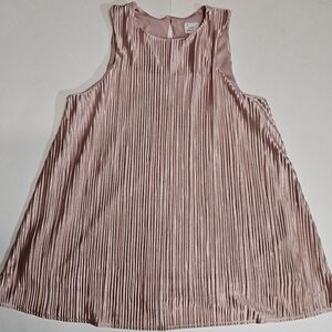 Light Pink Pleated Tank Top Size XS